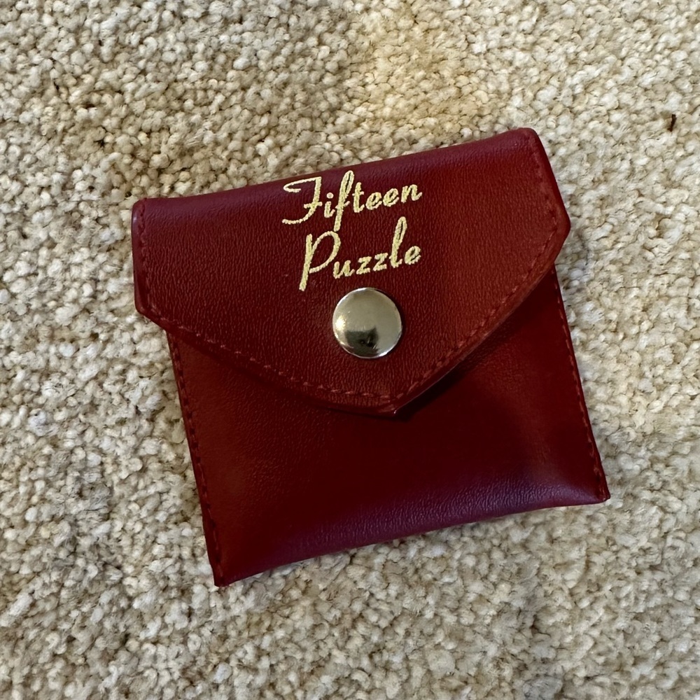 Fifteen Puzzle With Case